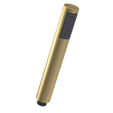 Nuie Round Easy Clean Brushed Brass Shower Handset