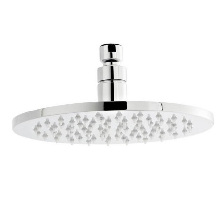 Nuie Round LED 200mm Fixed Shower Head in Chrome
