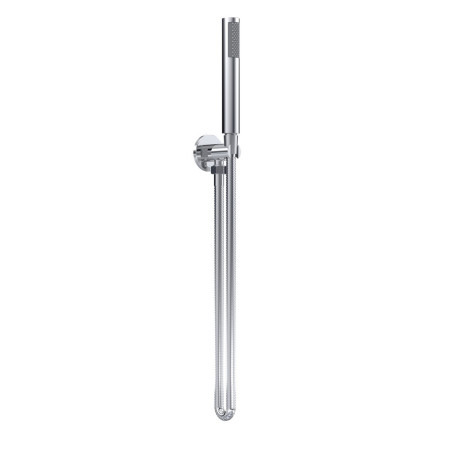 Nuie Round Outlet Elbow with Hose and Handset in Chrome