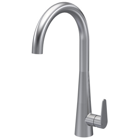 Nuie Samir Mono Single Lever Kitchen Tap in Brushed Nickel