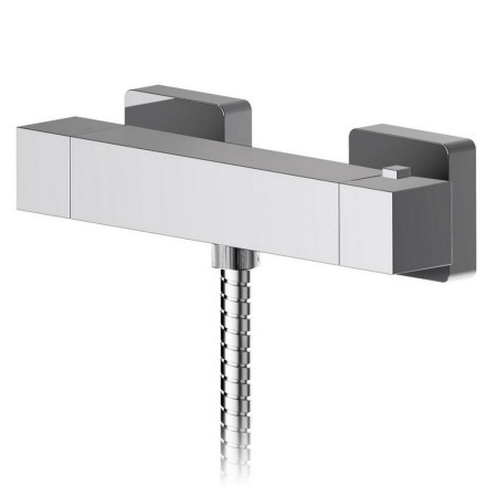 Nuie Sanford Thermostatic Shower Bar Valve in Chrome