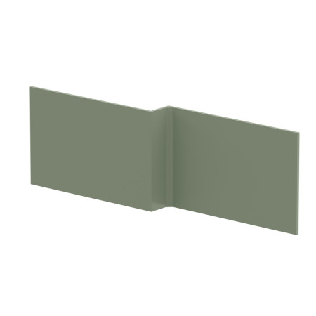 NMP835 Nuie Satin Green 1700mm L Shaped Shower Bath Front Panel