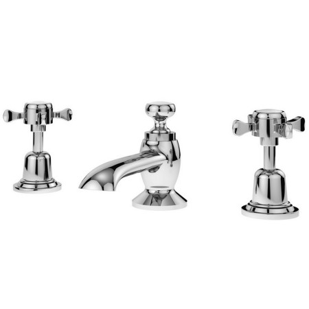 SEL307DX Nuie Selby Traditional 3TH Basin Mixer