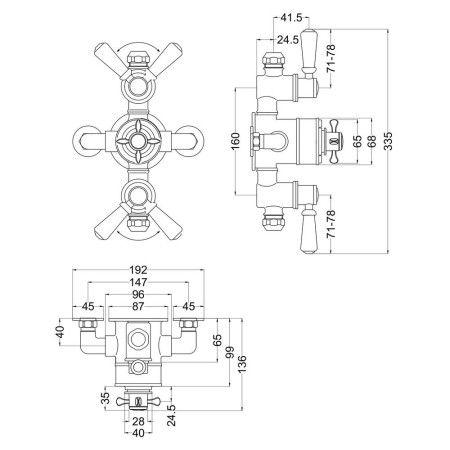 SELTR02E Nuie Selby Traditional Triple Exposed Shower Valve (2)