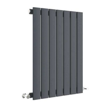 Nuie Sloane Horizontal Anthracite 600 x 412mm Radiator Single Panel