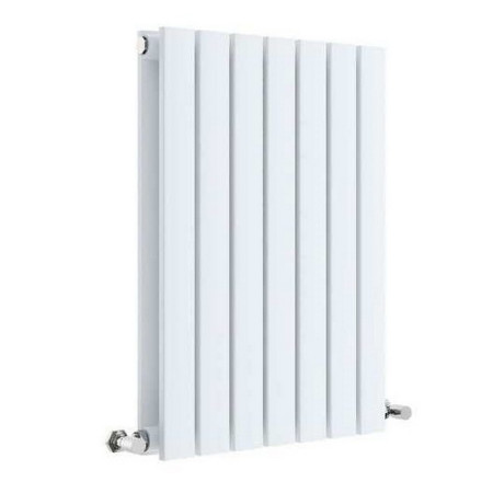 Nuie Sloane Horizontal Satin White 600 x 412mm Radiator Double Panel