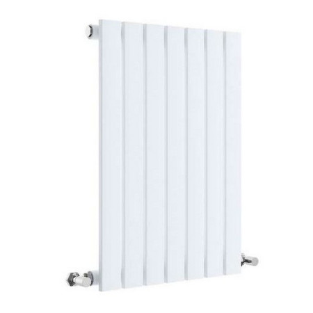 Nuie Sloane Horizontal Satin White 600 x 412mm Radiator Single Panel