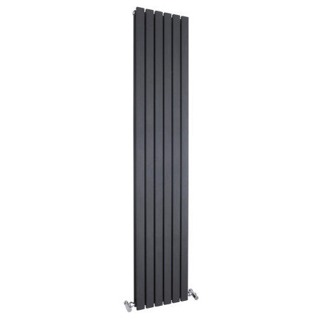 HLA74 Nuie Sloane Vertical Anthracite 1800 x 354mm Radiator Double Panel