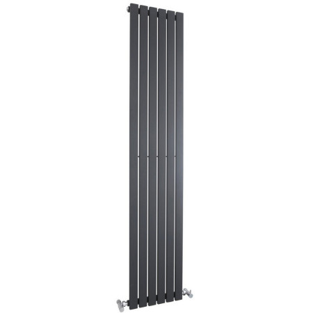 Nuie Sloane Vertical Anthracite 1800 x 354mm Radiator Single Panel