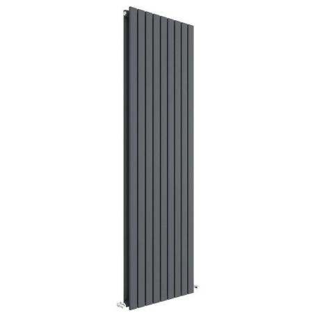 HLA47D Nuie Sloane Vertical Anthracite 1800 x 528mm Radiator Double Panel