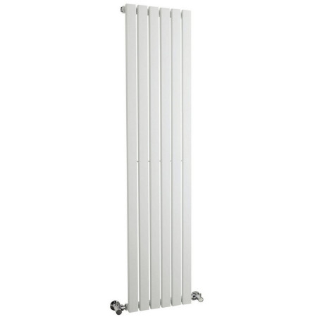 Nuie Sloane Vertical Satin White 1500 x 354mm Radiator Single Panel