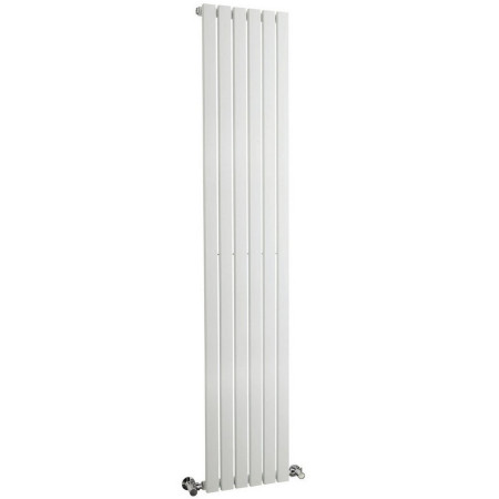 Nuie Sloane Vertical Satin White 1800 x 354mm Radiator Single Panel
