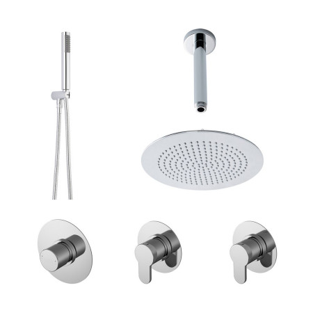 Nuie Spa Arvan Two Outlet Bundle with Stop Taps