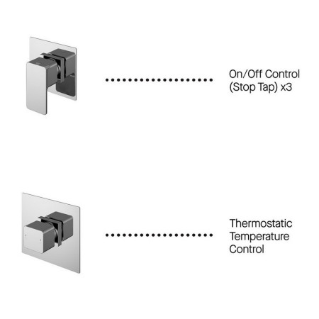 SBS135ST3 Nuie Spa Windon Three Outlet Bundle with Stop Taps (2)