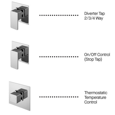 SBS129ST2 Nuie Spa Windon Two Outlet Bundle with Stop Tap & Diverter (2)