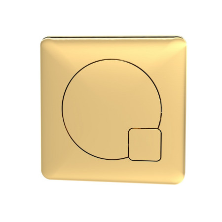 MDPB03 Nuie Square Dual Flush Push Button Brushed Brass (1)