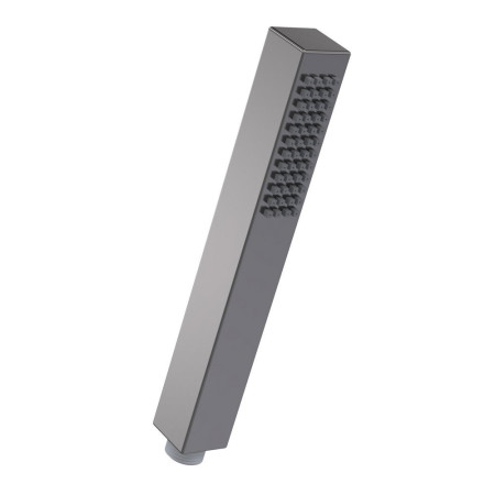 Nuie Square Minimalist Gun Metal Shower Handset