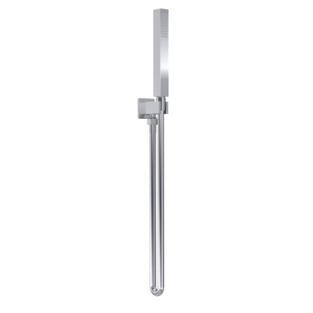 Nuie Square Outlet Elbow with Hose and Handset in Chrome