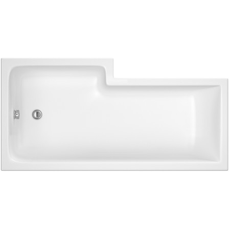 WBS1585R Nuie Square Right Hand 1500 x 850mm Shower Bath
