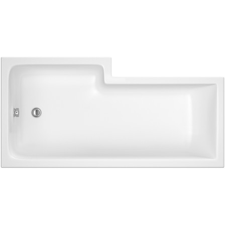 Nuie Square Right Hand 1500 x 850mm Shower Bath