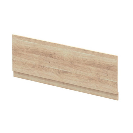 Nuie Standard 1700mm Bleached Oak Front Bath Panel and Plinth