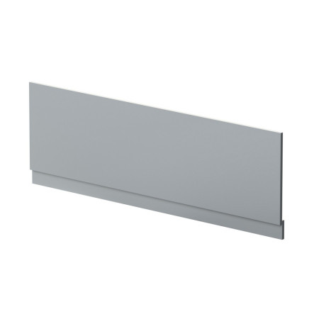 MOF277 Nuie Standard 1700mm Satin Grey Front Bath Panel and Plinth