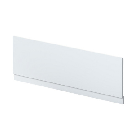 MOF177 Nuie Standard 1700mm Satin White Front Bath Panel and Plinth