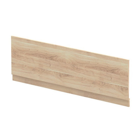 Nuie Standard 1800mm Bleached Oak Front Bath Panel and Plinth