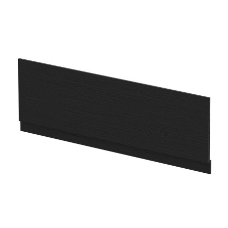 Nuie Standard 1800mm Charcoal Black Front Bath Panel and Plinth
