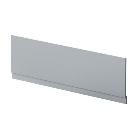 MOF278 Nuie Standard 1800mm Satin Grey Front Bath Panel and Plinth