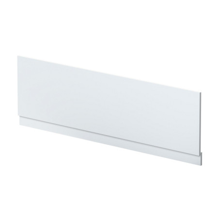 MOF178 Nuie Standard 1800mm Satin White Front Bath Panel and Plinth