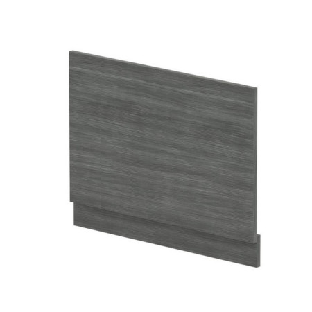 Nuie Standard 750mm Anthracite Woodgrain End Bath Panel and Plinth