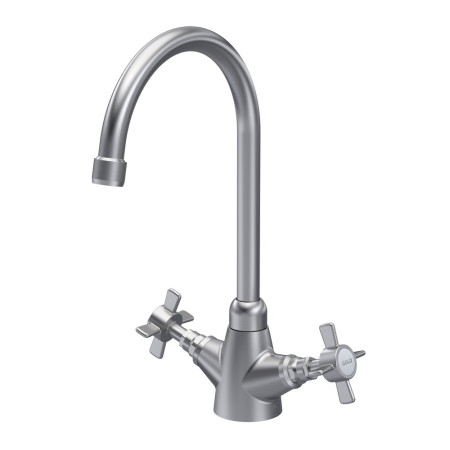 KB603 Nuie Traditional Mono Kitchen Sink Mixer in Brushed Nickel (1)