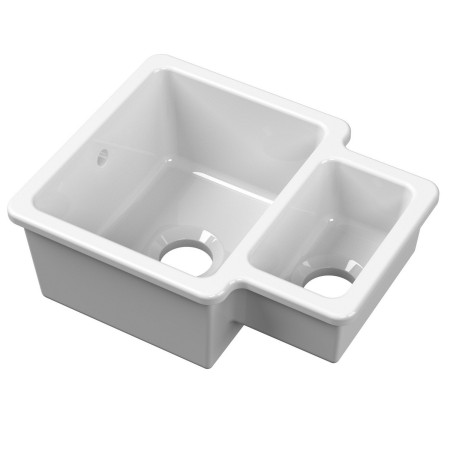 Nuie Undermount 548 x 442mm 1.25 Bowl Fireclay Kitchen Sink