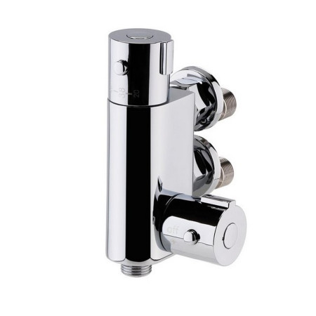 VBS023 Nuie Vertical Thermostatic Shower Bar Valve in Chrome (1)