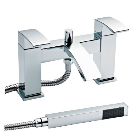 Nuie Vibe Chrome Bath Shower Mixer With Kit