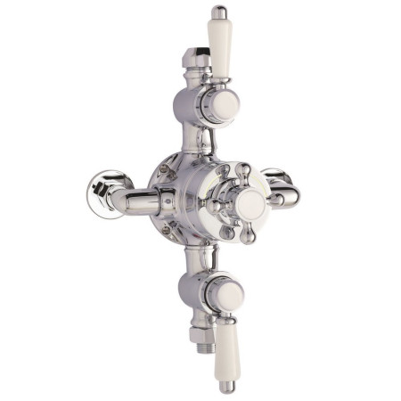Nuie Victorian Triple Exposed Thermostatic Shower Valve