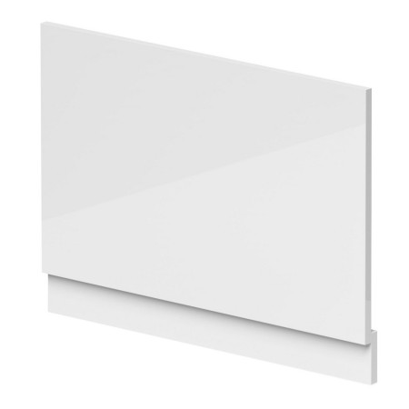 Nuie Waterproof 800mm Gloss White End Shower Bath Panel