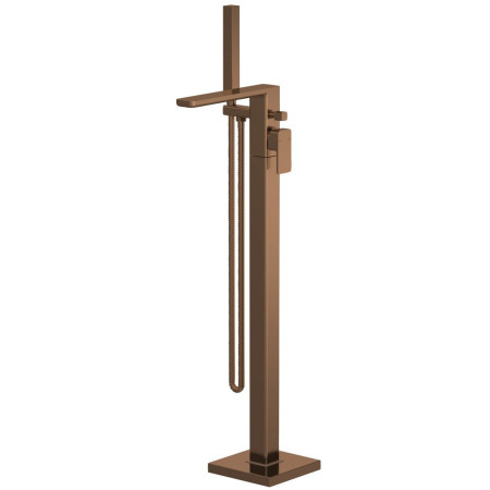 Nuie Windon Brushed Bronze Freestanding Bath Shower Mixer
