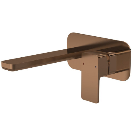 Nuie Windon Brushed Bronze Wall Mounted Basin Mixer