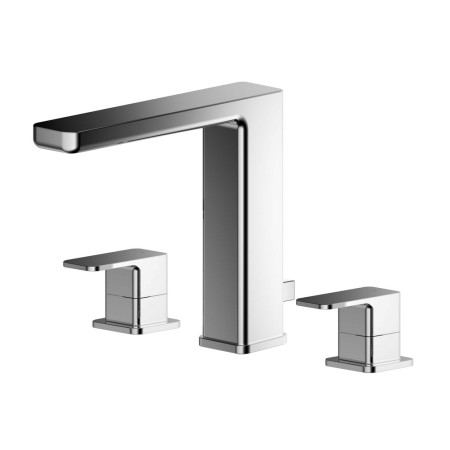 Nuie Windon Chrome 3TH Basin Mixer