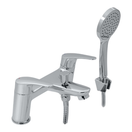 Pegler Lujo Bath Shower Mixer With Hose And Handset