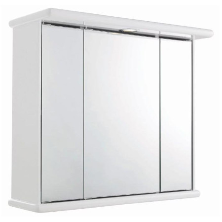 Premier Cryptic Mirror Cabinet with Light, shaver and clock LQ375