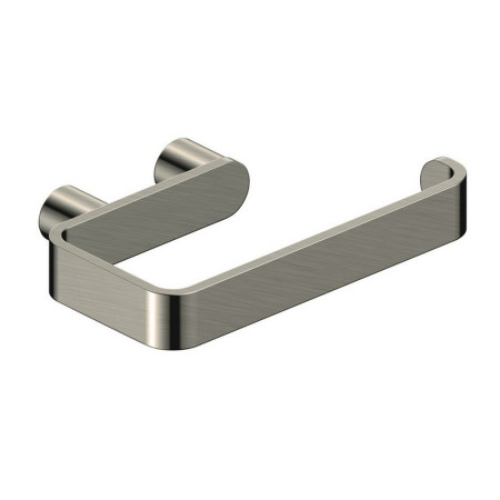 Rak-Petit Round 135mm Brushed Nickel Toilet Roll Holder
