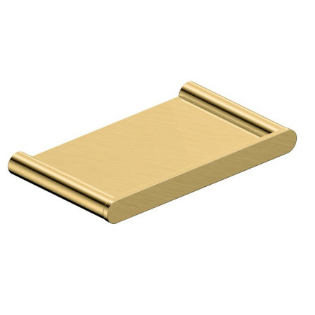 Rak-Petit Round Brushed Gold Soap Holder