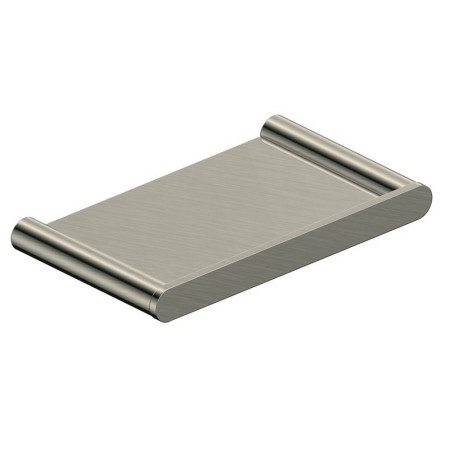 Rak-Petit Round Brushed Nickel Soap Holder