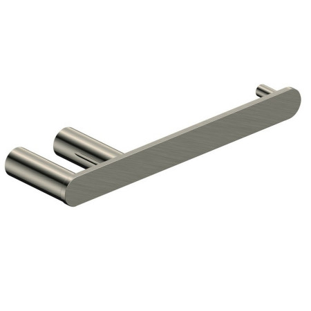 Rak-Petit Round Brushed Nickel Toilet Roll Holder