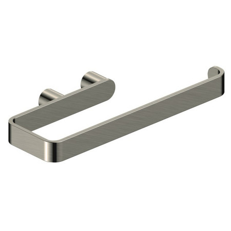 Rak-Petit Round Brushed Nickel Towel Ring