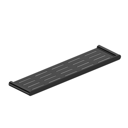 Rak-Petit Round Matt Black Bathroom Shelf