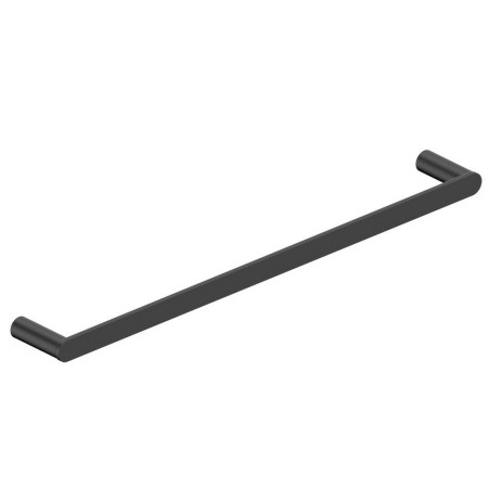 Rak-Petit Round Matt Black Towel Rail 450mm